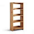 Bamboo bookshelf for living room organization - 180 x 80 x 30cm